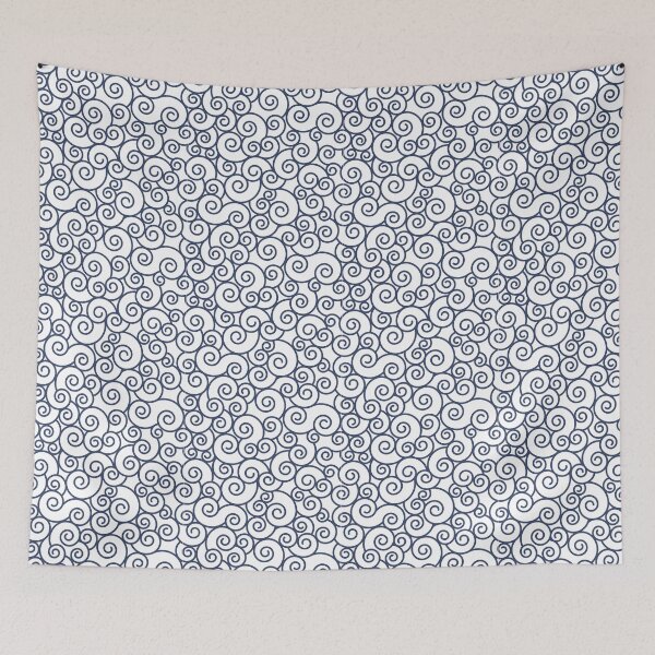 Item preview, Blue Scrollwork Chinoiserie designed and sold by SugarCore.