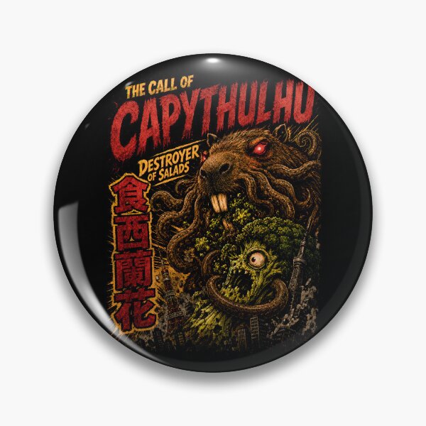 Item preview, Capythulhu Destroyer of Salads - Call of Cthulhu Parody designed and sold by Fenay Designs.