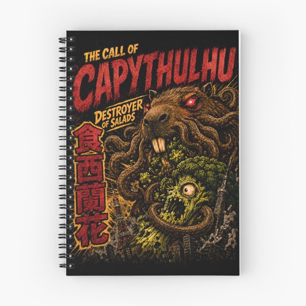 Item preview, Capythulhu Destroyer of Salads - Call of Cthulhu Parody designed and sold by Fenay Designs.