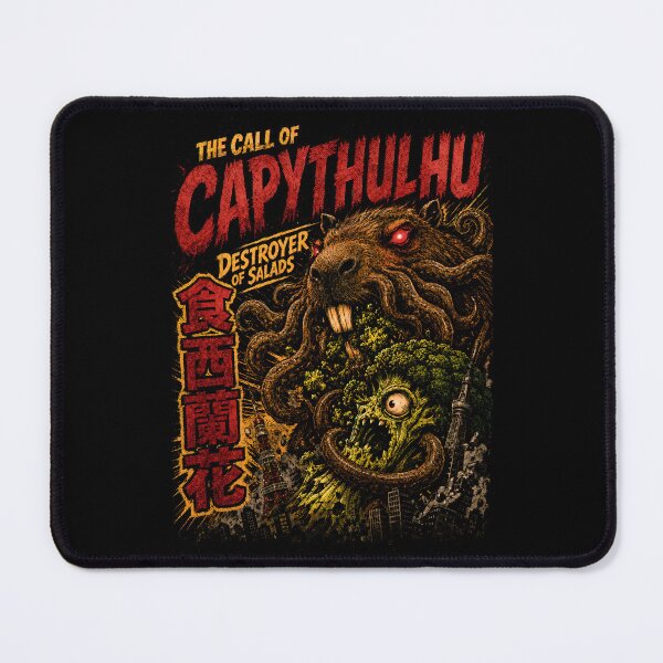 Item preview, Capythulhu Destroyer of Salads - Call of Cthulhu Parody designed and sold by Fenay Designs.