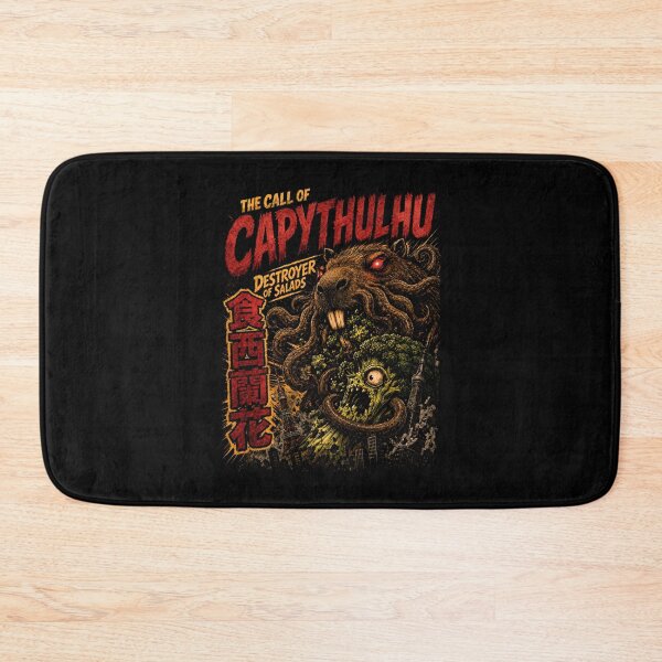 Item preview, Capythulhu Destroyer of Salads - Call of Cthulhu Parody designed and sold by Fenay Designs.