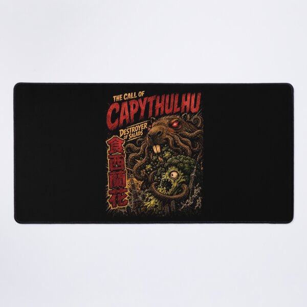 Item preview, Capythulhu Destroyer of Salads - Call of Cthulhu Parody designed and sold by Fenay Designs.