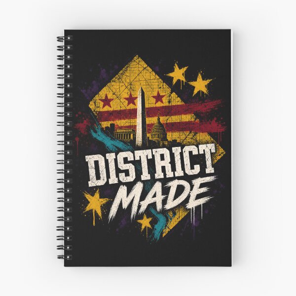 Item preview, Washington DC District Made – Grunge Flag Collage designed and sold by Fenay Designs.