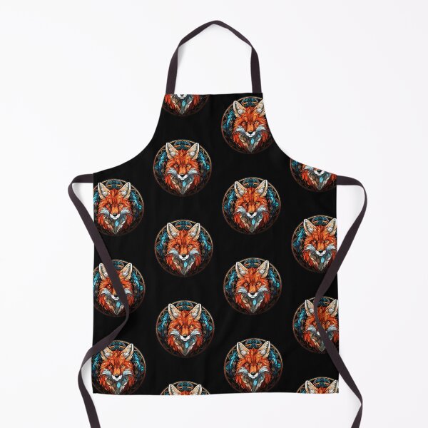 Item preview, Red Fox Stained Glass Leadlight Artistic Design Boys Girls designed and sold by rafaeltto.