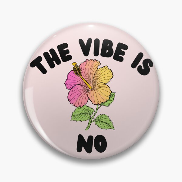 Item preview, The Vibe Is No Floral Typography designed and sold by TreasurNTemplat.