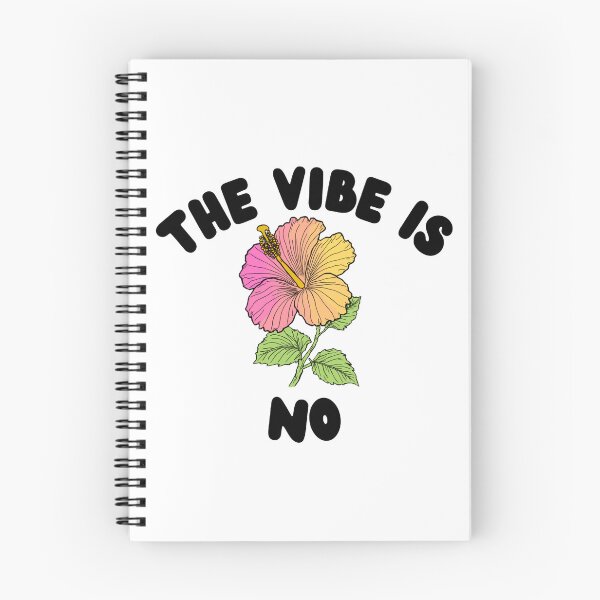 Item preview, The Vibe Is No Floral Typography designed and sold by TreasurNTemplat.
