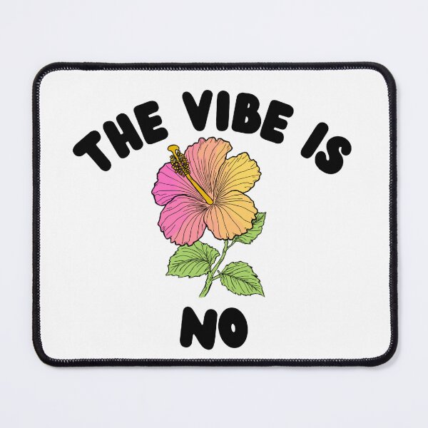 Item preview, The Vibe Is No Floral Typography designed and sold by TreasurNTemplat.