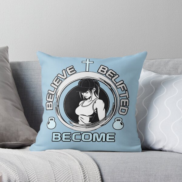 Item preview, Believe Belifted Become | Christian Women's Fitness Design designed and sold by Bezuiden.
