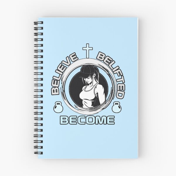 Item preview, Believe Belifted Become | Christian Women's Fitness Design designed and sold by Bezuiden.
