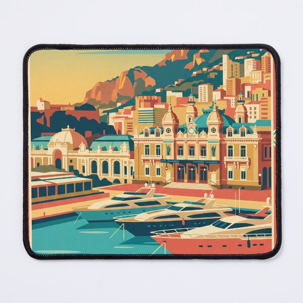 Artikelvorschau, Monaco Vintage Reiseplakat entworfen und verkauft von Bomax121.