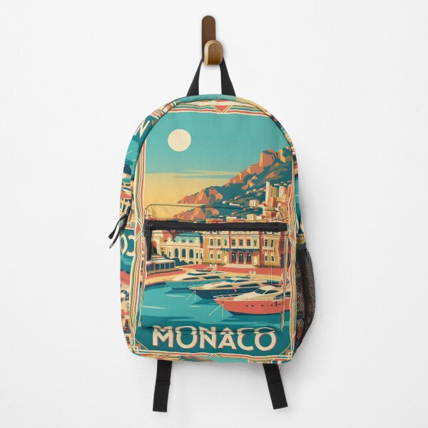 Item preview, Monaco Vintage Travel Poster designed and sold by Bomax121.