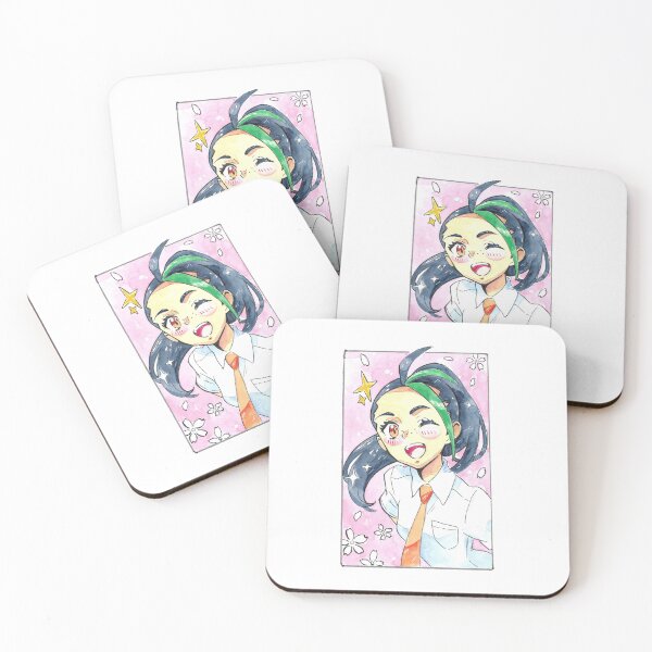 Item preview, NEMONA - Scarlet Violet - rival trainer - Anime kawaii - watercolor art by Foxpuar designed and sold by Foxpuar.