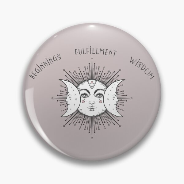 Item preview, Beginnings, Fulfillment, & Wisdom Triple Moon Goddess designed and sold by TheThankfulTyne.