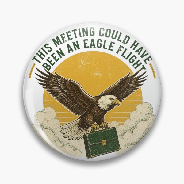 Item preview, This Meeting Could Have Been An Eagle Flight Retro designed and sold by NikaRka.