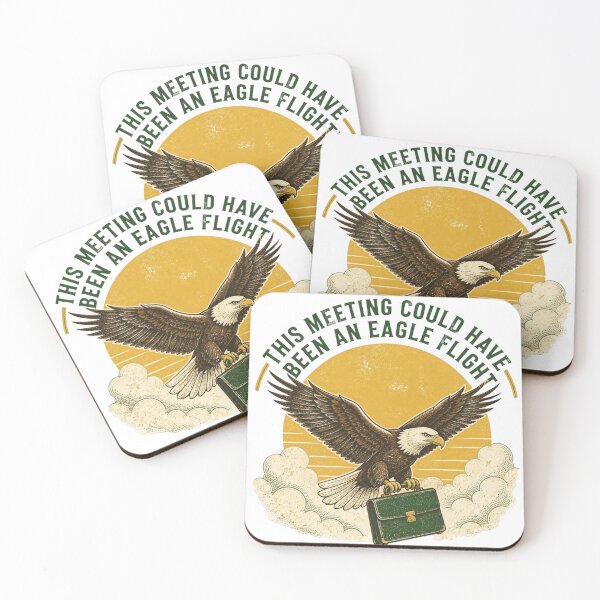 Item preview, This Meeting Could Have Been An Eagle Flight Retro designed and sold by NikaRka.