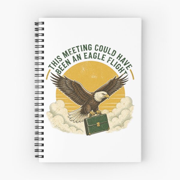 Item preview, This Meeting Could Have Been An Eagle Flight Retro designed and sold by NikaRka.