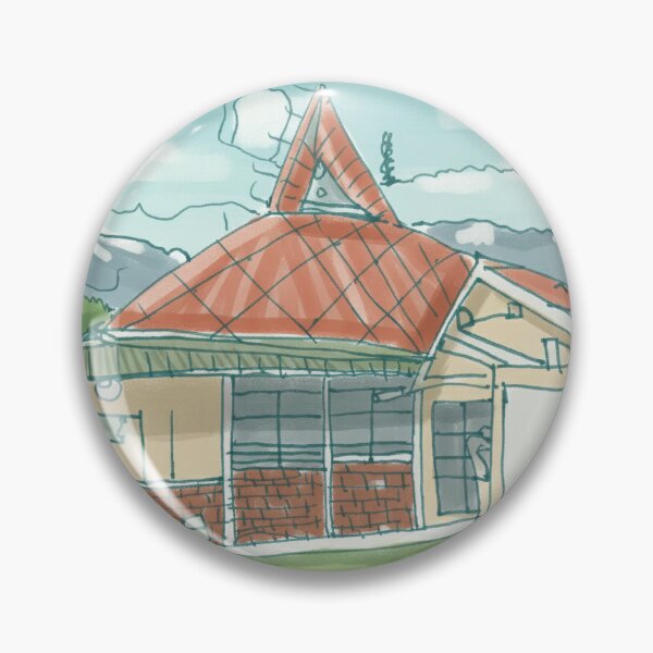 Item preview, Cozy Nighttime Cottage Digital Sketch designed and sold by KaleChub.