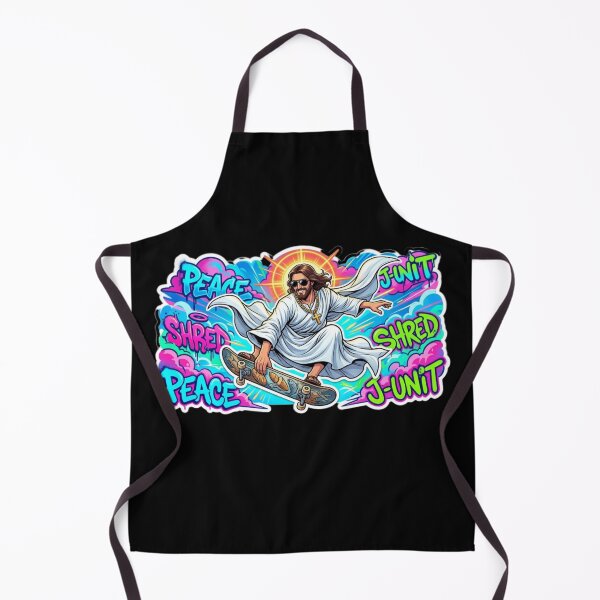 Item preview, Jesus Skateboarding - Funny Christian Skateboarding Humor Sarcastic Jesus Skating Longboard designed and sold by Sloyar.