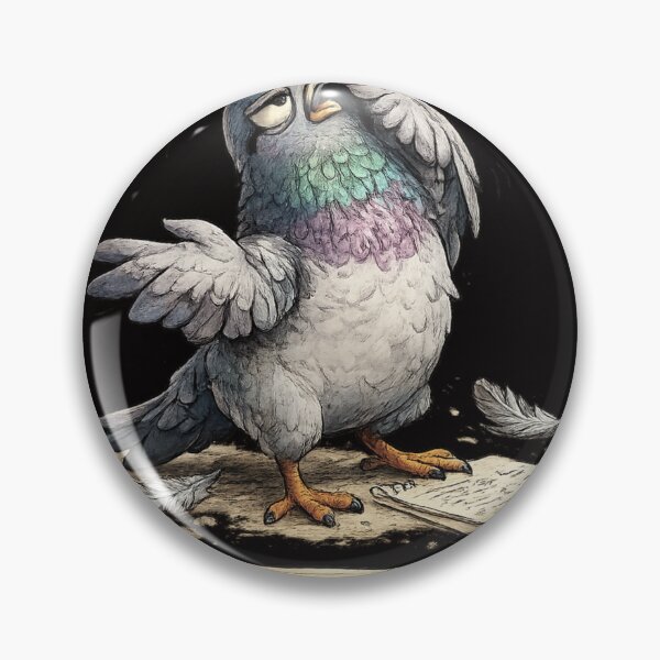 Item preview, Pigeon Meme | Funny Bird Typography Design designed and sold by VasiArtLab.