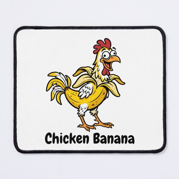 Item preview, Chicken Banana – Funny Surreal Meme Character designed and sold by Sekla-Studio.