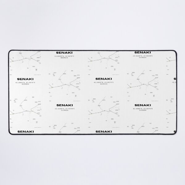 Item preview, Senaki Georgia Minimalist City Map with Coordinates | Modern Street Map Art Print designed and sold by RM-Journey.