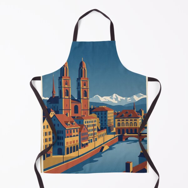 Item preview, Zurich Switzerland Vintage Travel designed and sold by Bomax121.
