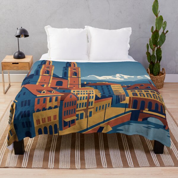 Item preview, Zurich Switzerland Vintage Travel designed and sold by Bomax121.