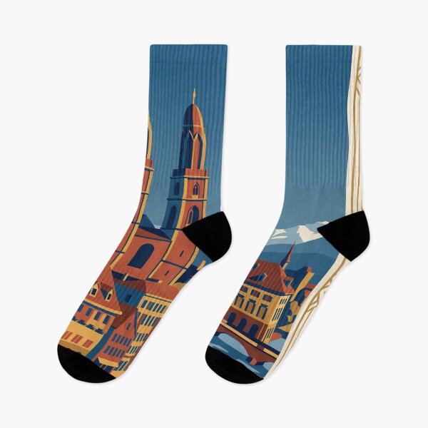 Item preview, Zurich Switzerland Vintage Travel designed and sold by Bomax121.