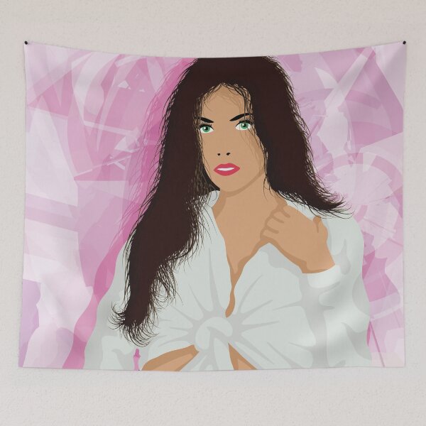 Item preview, Portrait of a Woman with Black Hair - Vector Art designed and sold by Keltoi-art.
