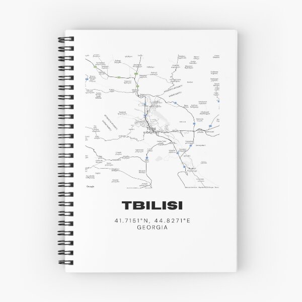 Item preview, Tbilisi Georgia Minimalist City Map with Coordinates | Modern Street Map Art Print designed and sold by RM-Journey.
