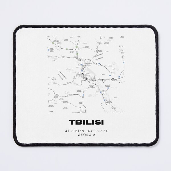 Item preview, Tbilisi Georgia Minimalist City Map with Coordinates | Modern Street Map Art Print designed and sold by RM-Journey.