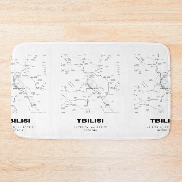 Item preview, Tbilisi Georgia Minimalist City Map with Coordinates | Modern Street Map Art Print designed and sold by RM-Journey.
