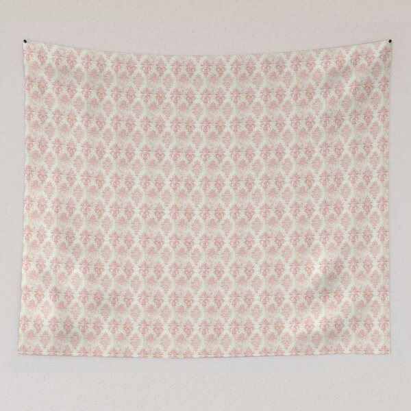 Item preview, Vintage Pink and Beige Damask Pattern designed and sold by LouieVanille.