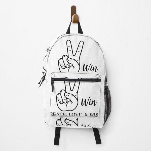 Item preview, Peace Love and Win Victory Hand Sign designed and sold by hjunshop.