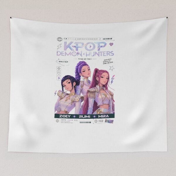 Item preview, Kpop Demon Hunters Shirt, Huntrix Girl Group Tee, Rumi Zoey Mira Graphic Shirt, Demon Hunter Merch, Kpop Fan Gift Minimal Aesthetic Tee Comfort Colors Shirt designed and sold by BerryHand.