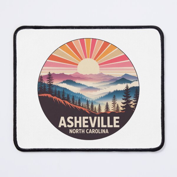Item preview, Asheville North Carolina: Colorful Mountain Sunrise designed and sold by CircinusStore.