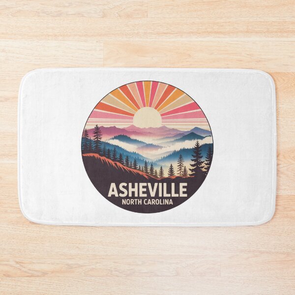 Item preview, Asheville North Carolina: Colorful Mountain Sunrise designed and sold by CircinusStore.