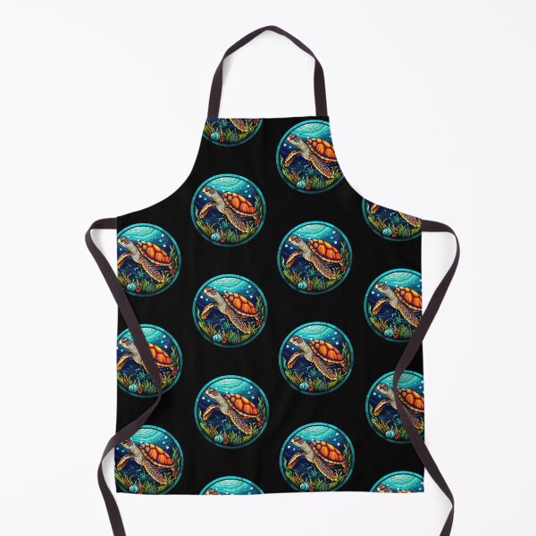 Item preview, Sea Turtle Stained Glass Leadlight Artistic Design Boys Girls designed and sold by rafaeltto.