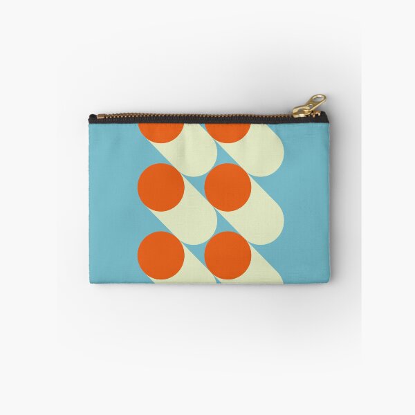 Item preview, Abstract Geometric Orange Circles Retro Bauhaus designed and sold by FaizArtShop.