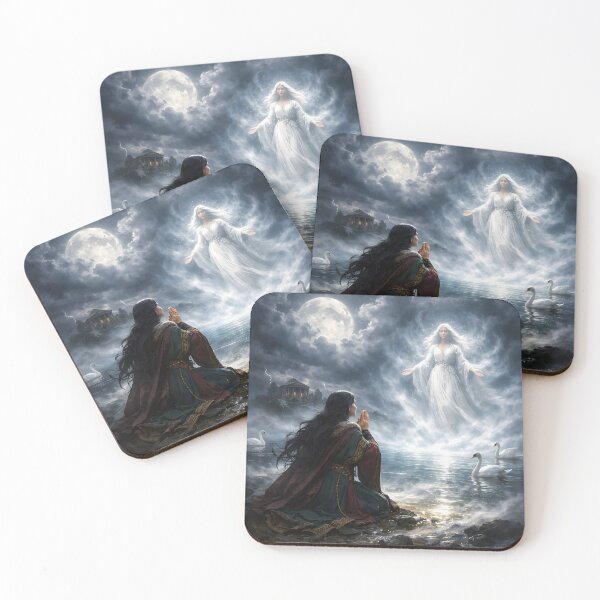 Item preview, Morgaine Prays to the Lady of Avalon – Sacred Avalon Devotion designed and sold by SoniaSarkali.