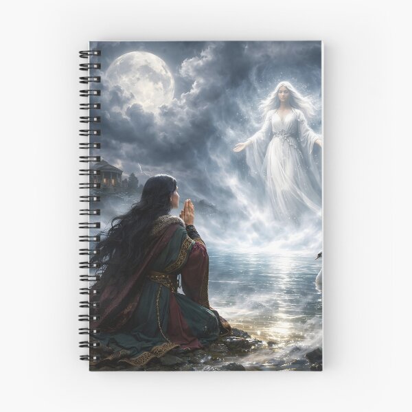 Item preview, Morgaine Prays to the Lady of Avalon – Sacred Avalon Devotion designed and sold by SoniaSarkali.