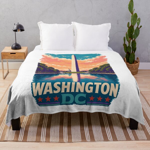 Item preview, Washington DC Sunset – Monument Reflection in Teal designed and sold by Fenay Designs.