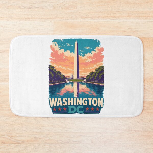 Item preview, Washington DC Sunset – Monument Reflection in Teal designed and sold by Fenay Designs.