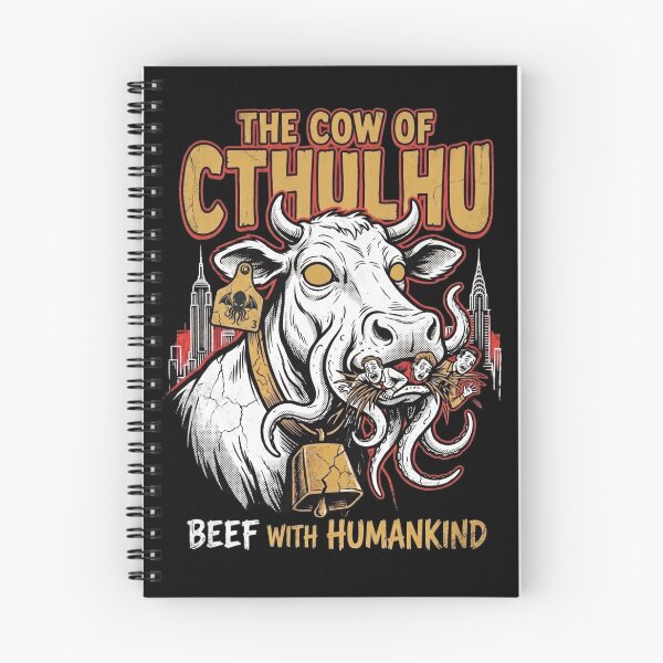 Item preview, Call of Cthulhu: The Cow of Cthulhu – Beef with Humankind designed and sold by Fenay Designs.