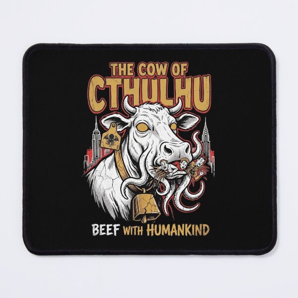 Item preview, Call of Cthulhu: The Cow of Cthulhu – Beef with Humankind designed and sold by Fenay Designs.