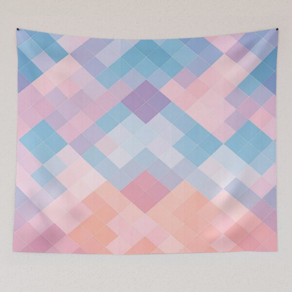 Item preview, Dreamy Pastel Argyle Pattern – Pink, Blue & Lavender Geometric Plaid designed and sold by RosacStudio.