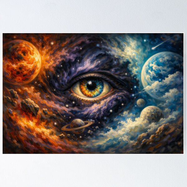 Item preview, a mystical eye between planets designed and sold by karlosss.