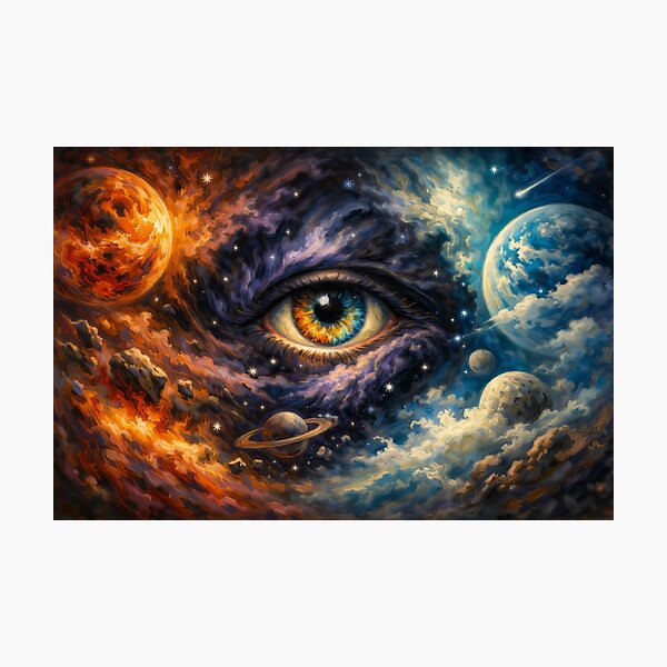 Item preview, a mystical eye between planets designed and sold by karlosss.