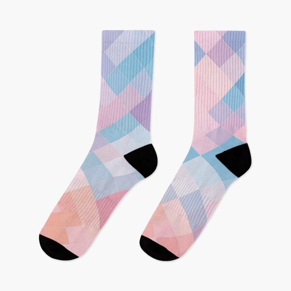 Item preview, Dreamy Pastel Argyle Pattern – Pink, Blue & Lavender Geometric Plaid designed and sold by RosacStudio.