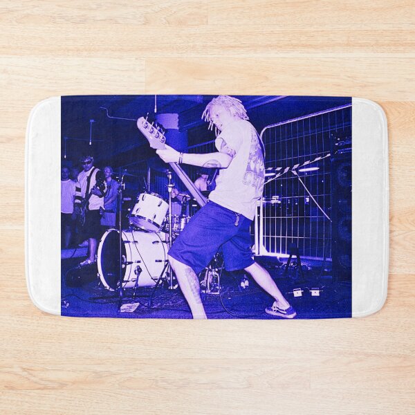 Item preview, Rock Band – Electric Guitar Player Blue & Mauve Art designed and sold by Aliss20.